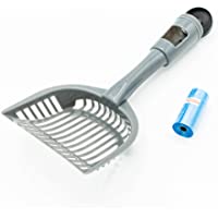 Pala para Arenero De Gatos con Bolsa Anti Olores - Recogedor Cómodo De Arena Aglomerante De Gato - Accesorios para…